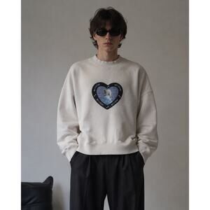 WE11DONE Polar Bear Oversized Sweatshirt
